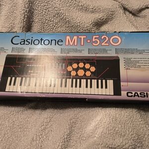 Casio Casiotone MT-520 Keyboard - Black